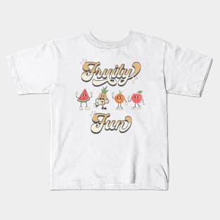 Fruity Fun Funny Fruit Kids T-Shirt